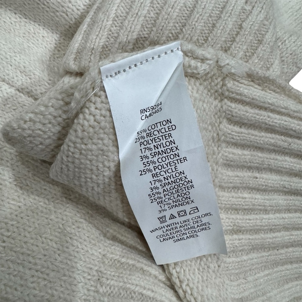 The Children’s Place Boys Half-Zip Sweater 4T Cream Knit Pullover NWT - Picture 5 of 5
